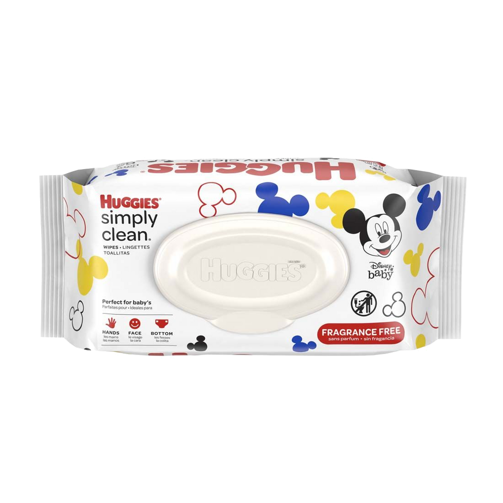 Huggies Simply Clean Fragrance-Free Baby Wipes 64ct – Send Me Supplies