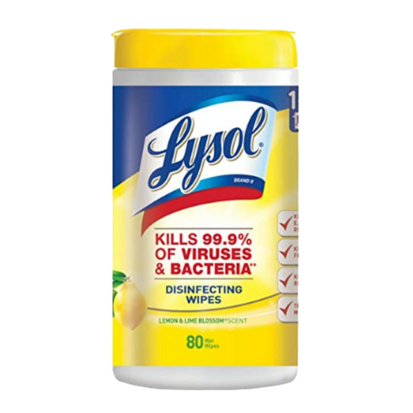 Lysol Disinfectant Wipes Dual Action, 75ct (LIMIT 1 PER CUSTOMER PER DAY)