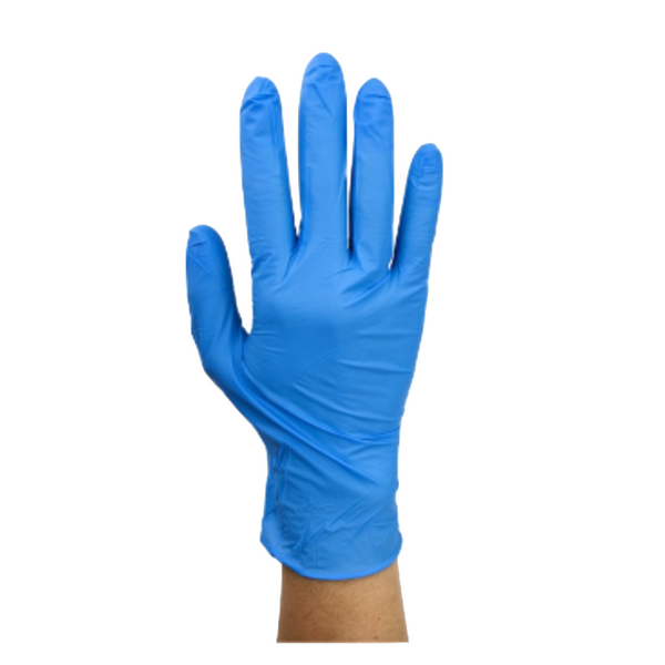 Gloves Blue Nitrile Powder Free Large 1 Box = 100 count