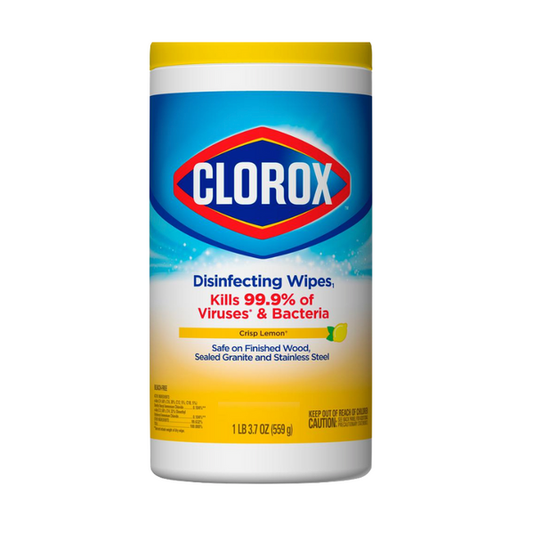 Clorox Disinfecting Wipes Crisp Lemon (LIMIT 1 PER CUSTOMER PER DAY)