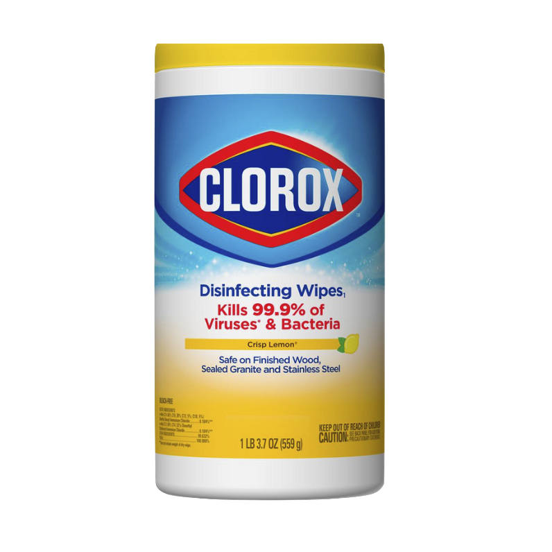 Clorox Disinfecting Wipes Crisp Lemon (LIMIT 1 PER CUSTOMER PER DAY)