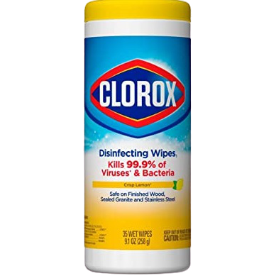 Clorox Disinfecting Wipes Crisp Lemon (35CT)