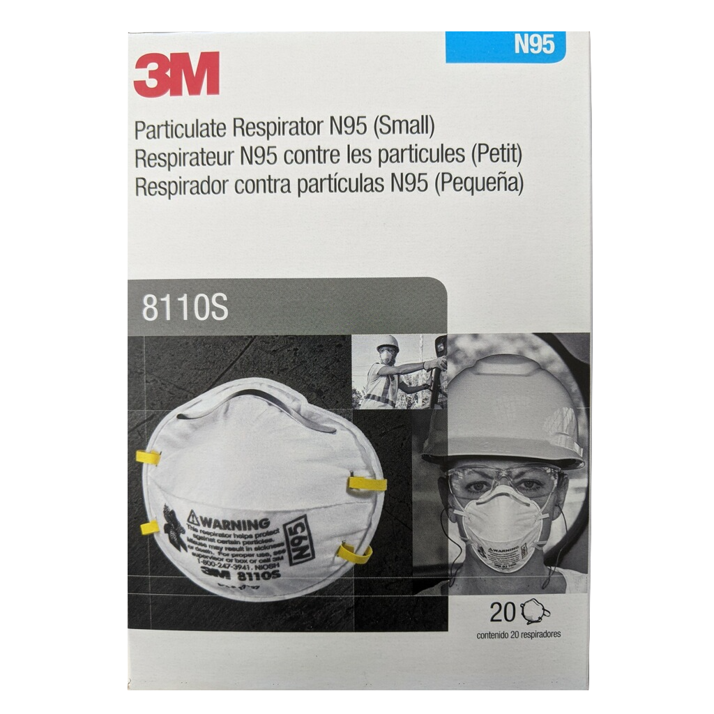 Mask N95 8110 S ***3M Brand*** (20 pack = 1 box) – Send Me Supplies